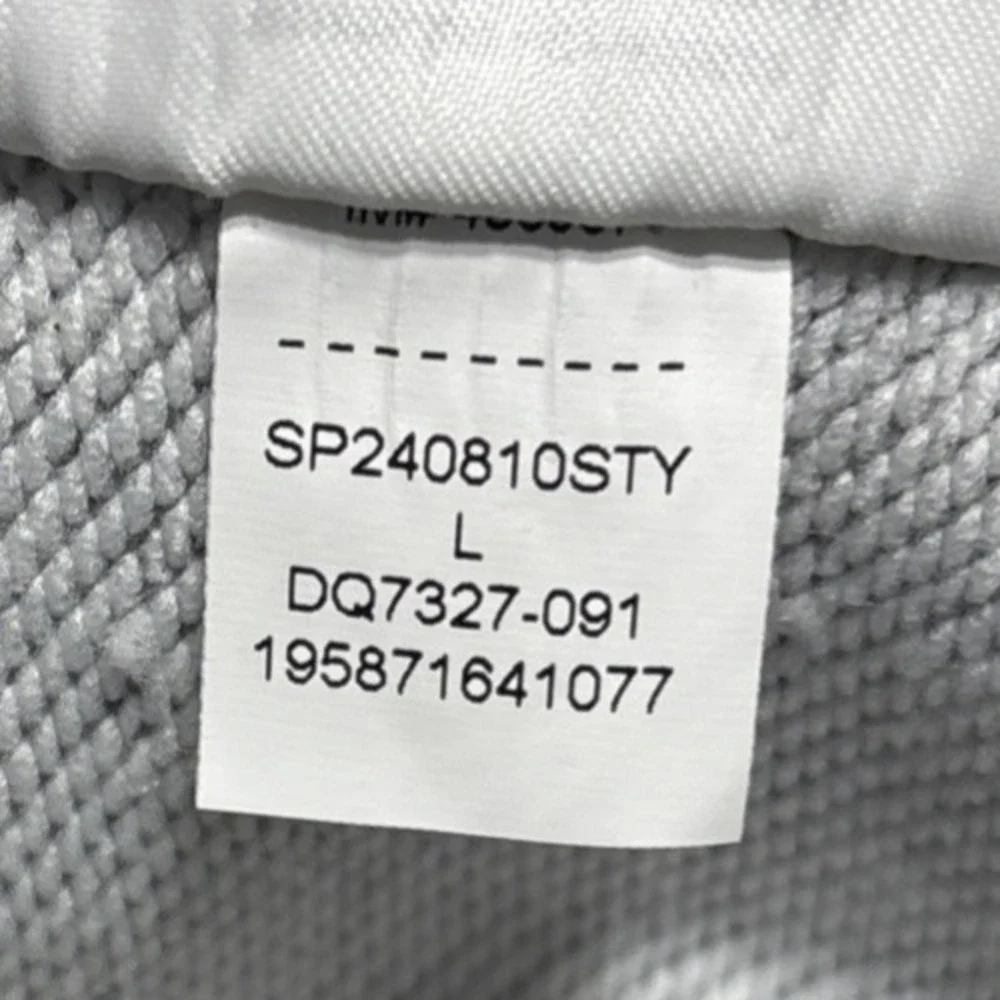 Jordan Sport Hoodie Men's Large Gray Jumpman Logo Dri-Fit Nike